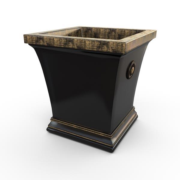 Gardenstone Aurora Planters Gardenstone Golden Black Small 